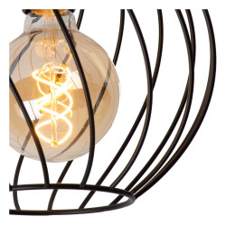 Plafonnier Danza noir Ø 25 cm E27 40 W LUCIDE Plafonnier Danza noir Ø 25 cm E27 40 W LUCIDE