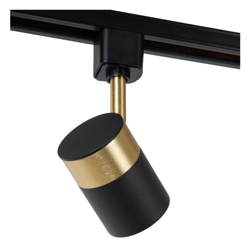 Spot LED Track Floris noir et or dimmable GU10 50 W LUCIDE Spot LED Track Floris noir et or dimmable GU10 50 W LUCIDE