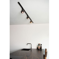 Spot LED Track Favori noir dimmable GU10 50 W LUCIDE Spot LED Track Favori noir dimmable GU10 50 W LUCIDE