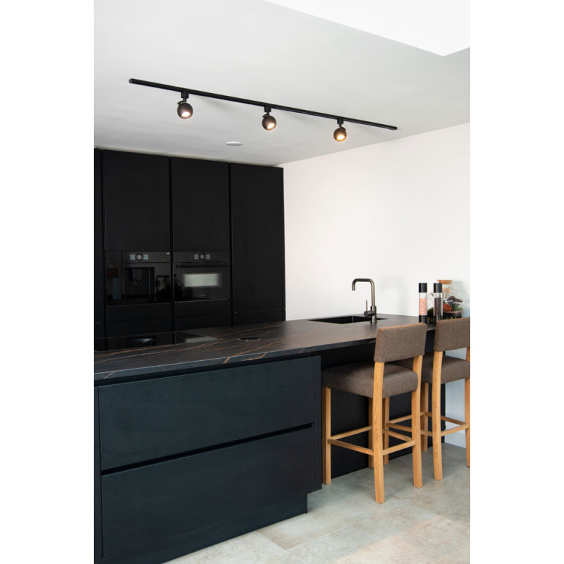 Spot LED Track Favori noir dimmable GU10 50 W LUCIDE Spot LED Track Favori noir dimmable GU10 50 W LUCIDE