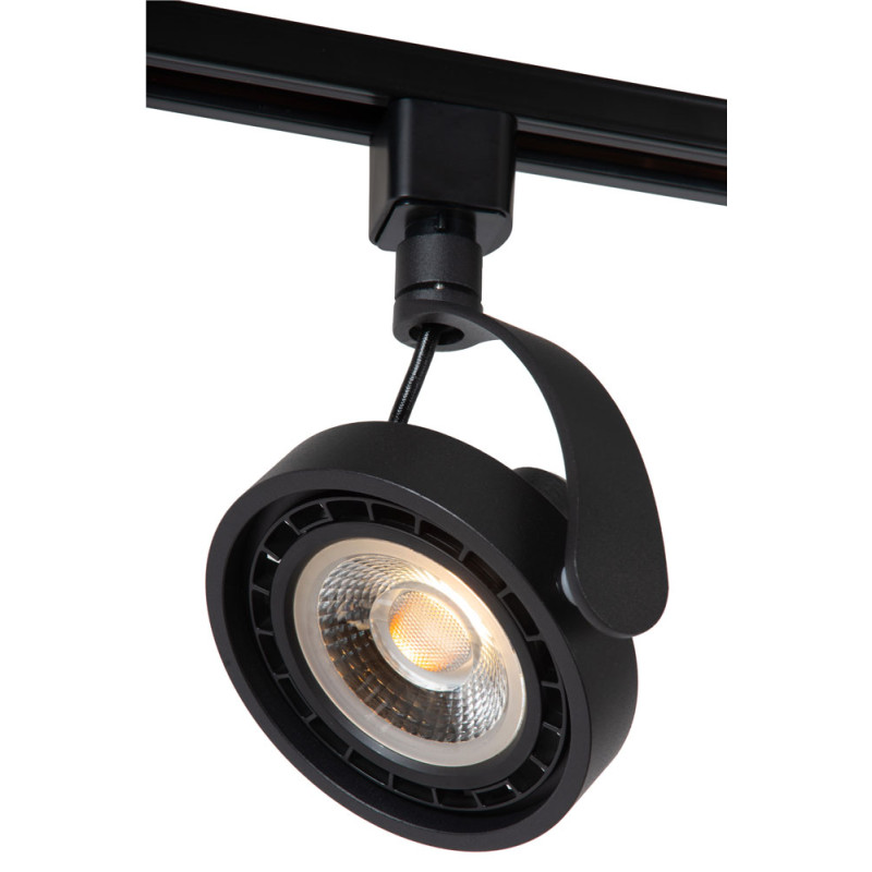 Spot LED Track Dorian noir dimmable GU10 50 W LUCIDE