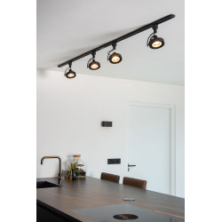 Spot LED Track Dorian noir dimmable GU10 50 W LUCIDE Spot LED Track Dorian noir dimmable GU10 50 W LUCIDE