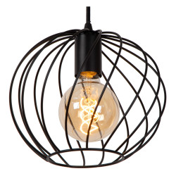 Suspension Danza noire Ø 50 cm E27 3 × 40 W LUCIDE Suspension Danza noire Ø 50 cm E27 3 × 40 W LUCIDE