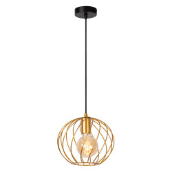 Suspension Danza noire et or Ø 25 cm E27 40 W LUCIDE