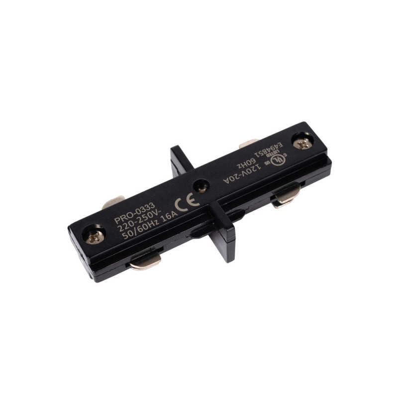 Connecteur en I Track noir LUCIDE Connecteur en I Track noir LUCIDE