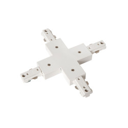 Connecteur en X Track blanc LUCIDE