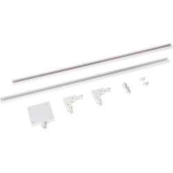 Kit de démarrage pour rail Track blanc LUCIDE