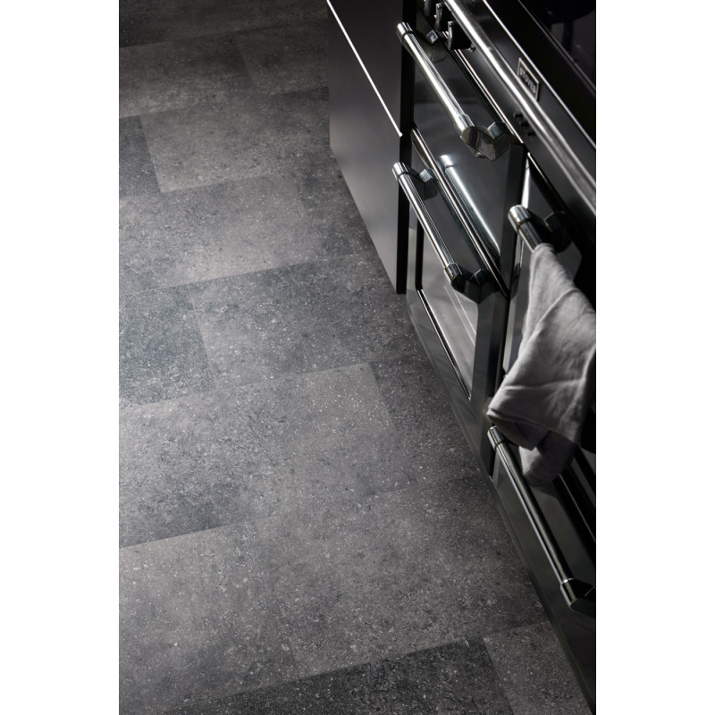 Sol vinyle Viskan Pad Pro gris foncé – 1,9 m² | PERGO