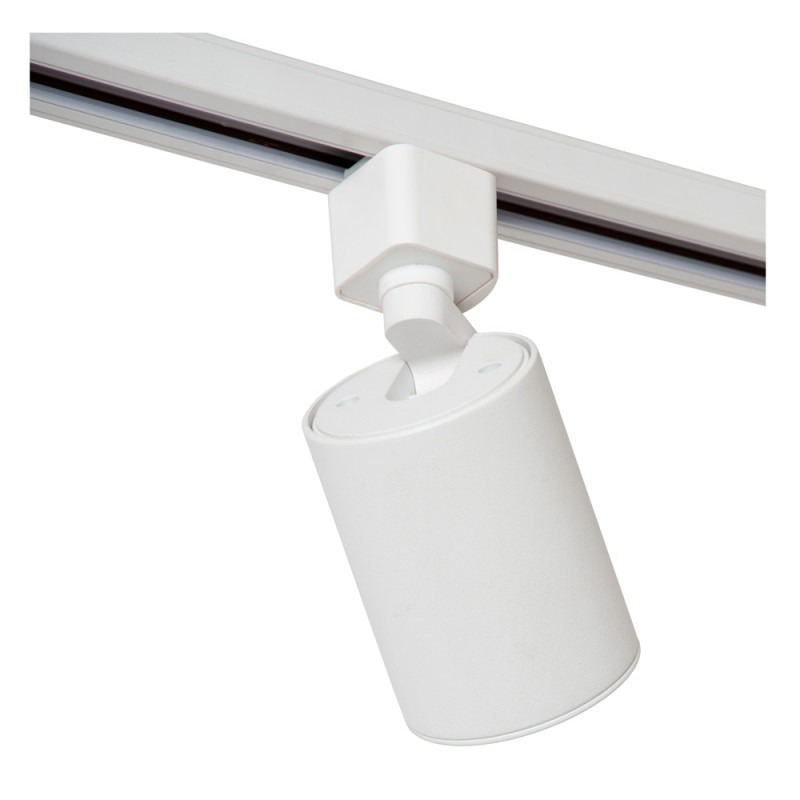 Spot LED Track Nigel blanc dimmable Ø 6,5 cm GU10 50 W LUCIDE