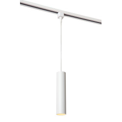 Suspension LED Track Floris blanche dimmable GU10 50 W LUCIDE