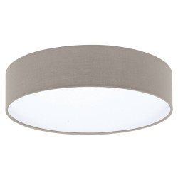 Plafonnier Revilla 1 taupe et blanc Ø 38 cm E27 40 W EGLO