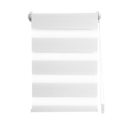Store enrouleur sur rail jour/nuit tamisant Easy blanc 116 x 250 cm MADECO Store enrouleur sur rail jour/nuit tamisant Easy blanc 116 x 250 cm MADECO