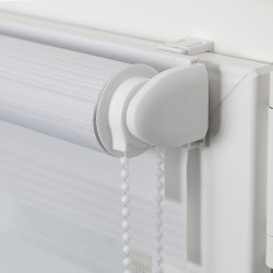 Store enrouleur sur rail jour/nuit tamisant Easy blanc 116 x 250 cm MADECO Store enrouleur sur rail jour/nuit tamisant Easy blanc 116 x 250 cm MADECO