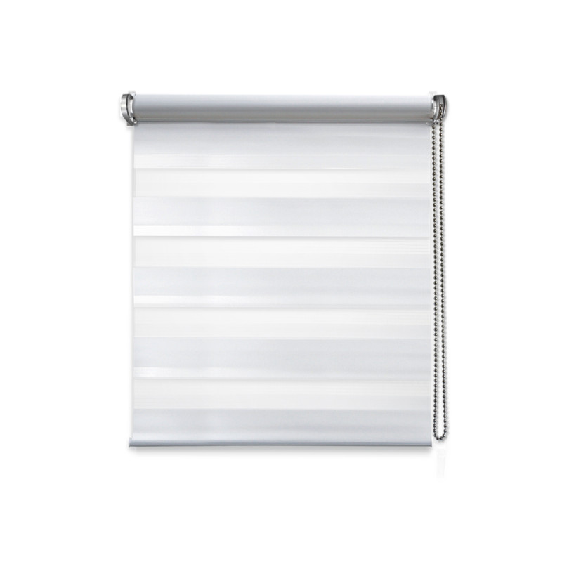 Store enrouleur jour/nuit Chic blanc 90 x 250 cm MADECO