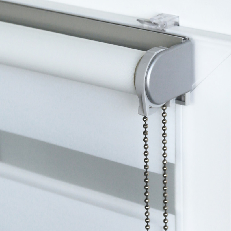 Store enrouleur jour/nuit Chic blanc 100 x 250 cm MADECO Store enrouleur jour/nuit Chic blanc 100 x 250 cm MADECO