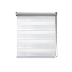 Store enrouleur jour/nuit Chic blanc 150 x 250 cm MADECO Store enrouleur jour/nuit Chic blanc 150 x 250 cm MADECO