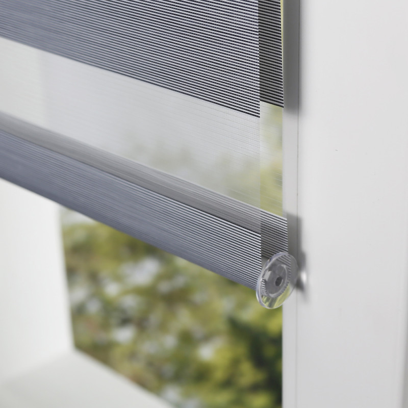 Store enrouleur jour/nuit Chic gris 150 x 250 cm MADECO Store enrouleur jour/nuit Chic gris 150 x 250 cm MADECO