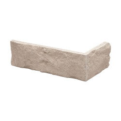 Plaquette d'angle Amsterdam crème – Parement facile (10 pièces)