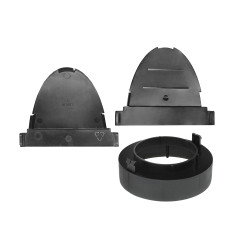 Set d'accessoires évacuation caniveau 3 pièces COECK – Installation f