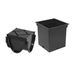 Set d'accessoires évacuation caniveau COECK – Installation facile