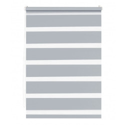 Store enrouleur jour/nuit tamisant Easy gris 122 x 190 cm MADECO