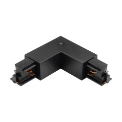 Connecteur en L extérieur 90° Track on noir EGLO