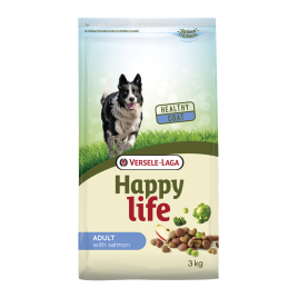 Sac de croquettes pour chien Happy Life Saumon 3 kg