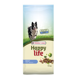 Croquettes Chien Happy Life Saumon 15kg – Nutrition Complète

