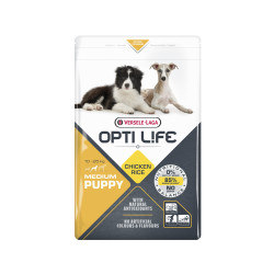 Croquettes Chiot Medium Opti Life Poulet 2.5kg – Nutrition Complète
