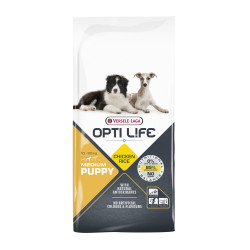 Croquettes Chiot Medium Opti Life Poulet – Nutrition Complète | OPTI LIFE