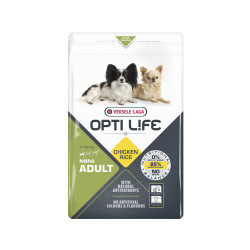 Croquettes pour chien Mini Opti Life Poulet 2,5 kg – Nutrition complèt