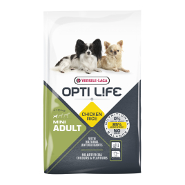 Sac de croquettes pour chien Mini Opti Life Poulet 7,5 kg
