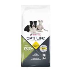 Croquettes Chien Medium Opti Life Poulet 12,5kg – Nutrition Complète