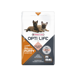 Sac de croquettes pour chien Digestion Opti Life Saumon 1 kg