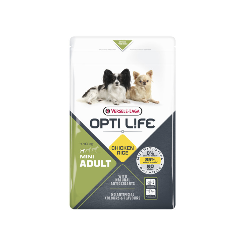 Sac de croquettes pour chiot Mini Opti Life Poulet 1 kg