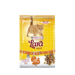 Sac de croquettes pour chat adulte au dindon et au poulet 350 g LARA