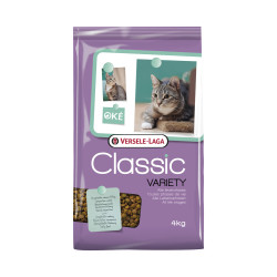 Sac de croquettes pour chat Classic Variety Viande et Légumes 4 kg