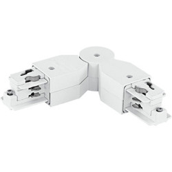 Connecteur d'angle flexible Track on 240° blanc EGLO