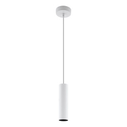 Suspension LED Tortoreto blanche Ø 6 cm GU10 6,5 W EGLO