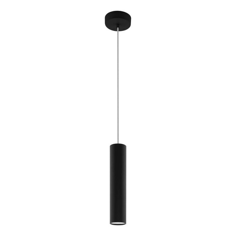 Suspension LED Tortoreto noire Ø 6 cm GU10 6,5 W EGLO