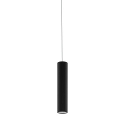 Suspension LED Tortoreto noire Ø 6 cm GU10 6,5 W EGLO