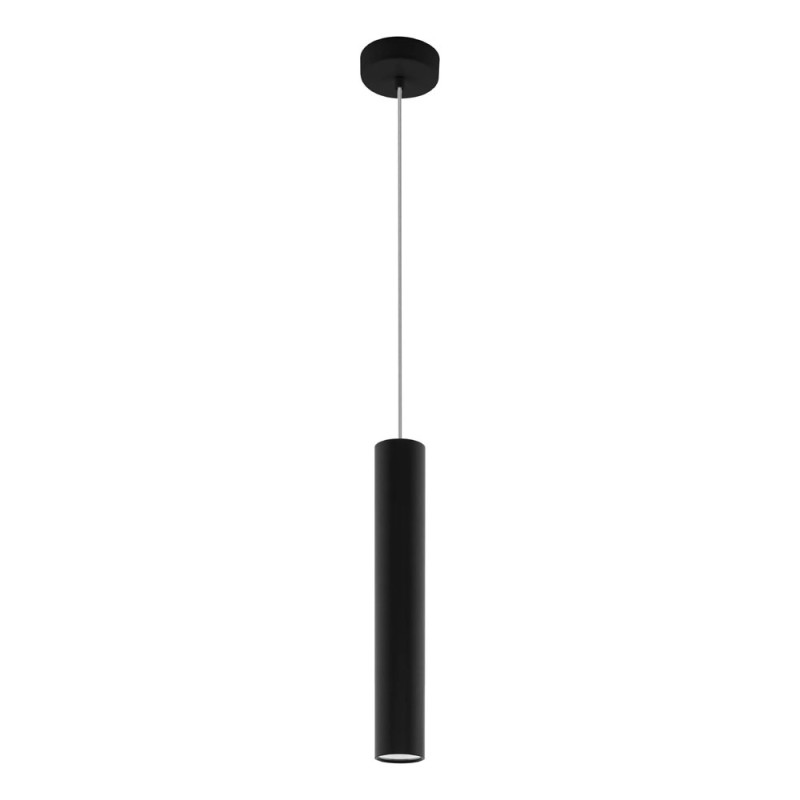 Suspension LED Tortoreto noire Ø 6 cm GU10 6,5 W EGLO