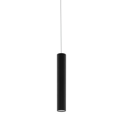 Suspension LED Tortoreto noire Ø 6 cm GU10 6,5 W EGLO