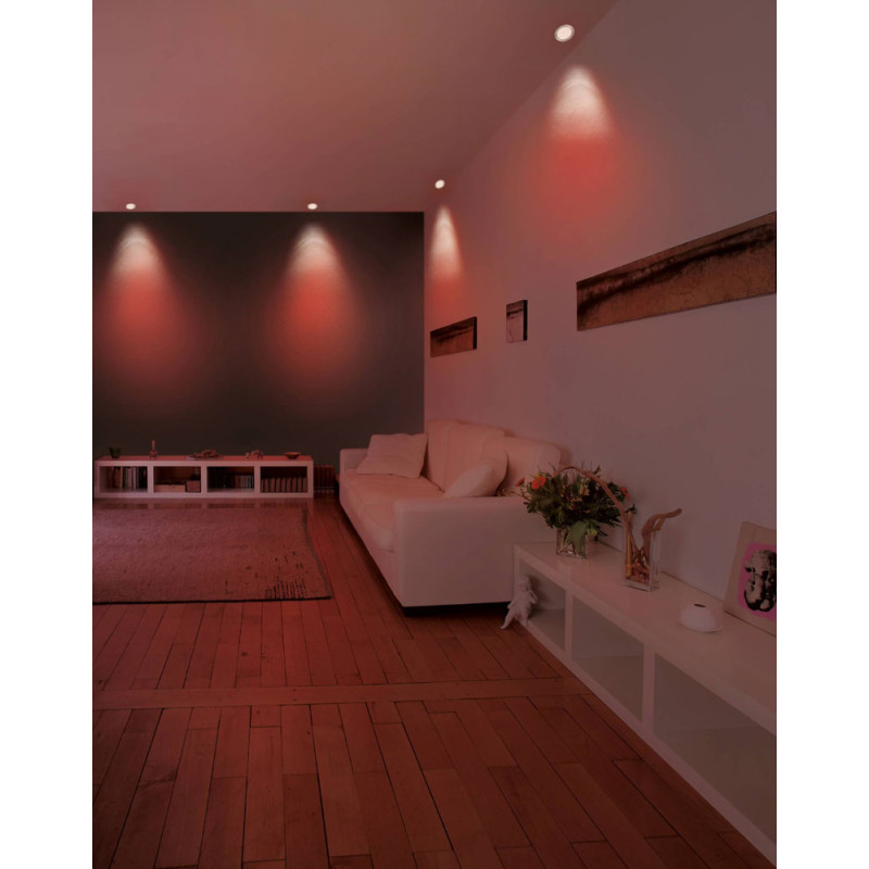 Spot encastrable LED Fueva-c nickel mat dimmable Ø 12 cm 5,4 W EGLO