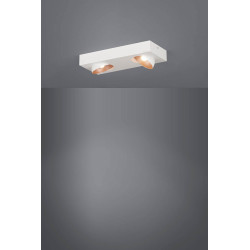 Spot encastrable LED Ronzano blanc et or rose dimmable 2 × 3,3 W EGLO
