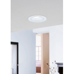 Spot encastrable LED Saliceto blanc dimmable Ø 8,8 cm 6 W EGLO