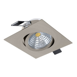 Spot encastrable LED Saliceto nickel mat dimmable 6 W EGLO