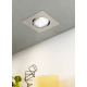 Spot encastrable LED Saliceto nickel mat dimmable 6 W EGLO