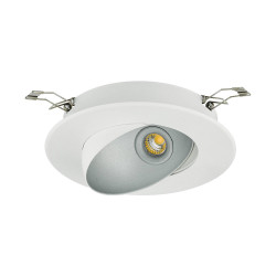 Spot encastrable LED Ronzano 1 blanc et argent Ø 16,5 cm 5 W EGLO Spot encastrable LED Ronzano 1 blanc et argent Ø 16,5 cm 5 W EGLO