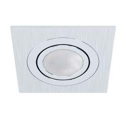 Spot encastrable LED Areitio aluminium rayé GU10 5 W EGLO